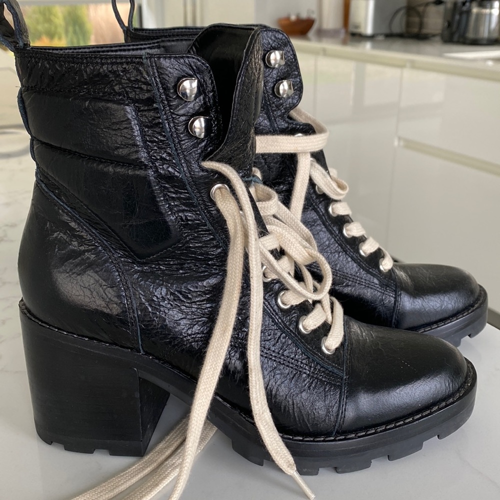 MARCHFISHER Black high hill boots